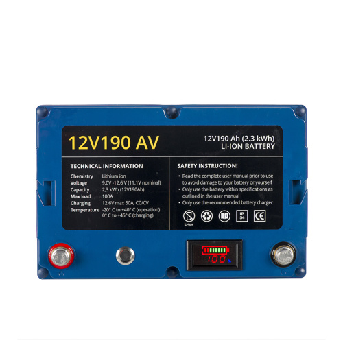  12V190 AV li-ion accu (2,3kWH)