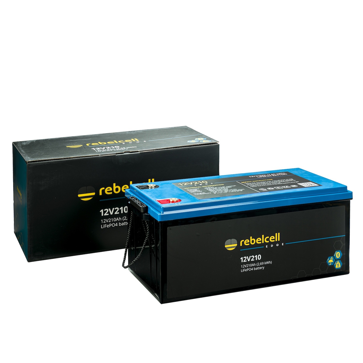  12V210 EDGE LiFePO4 accu (2,69 kWh)