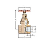 Guidi Messing schuifafsluiters