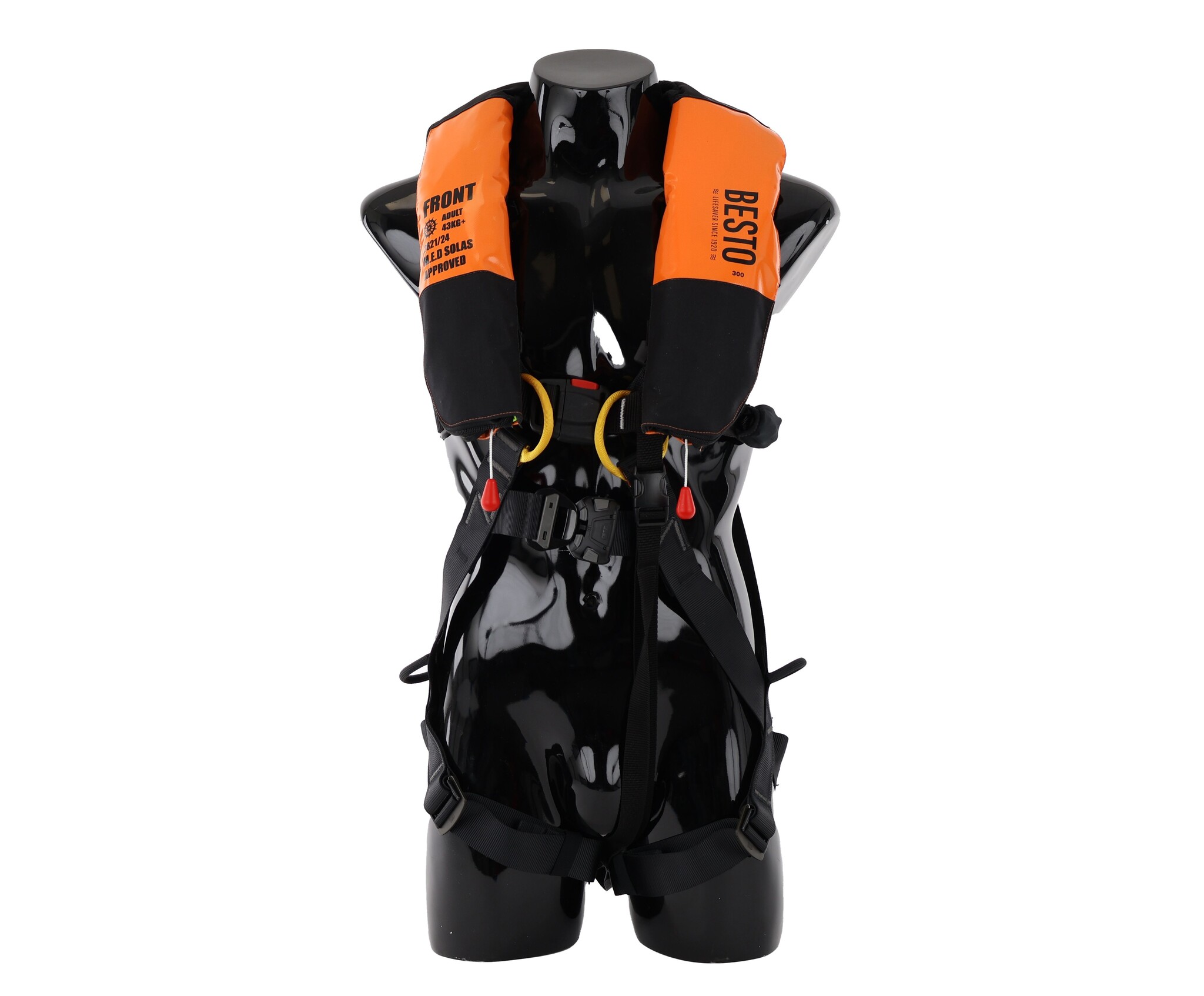 Besto Fall Arrest 300N SOLAS Wipe clean orange