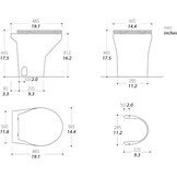 Tecma Compass, Wit, Hoog, 24V, soft closing, eco-schakelaar