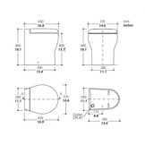 Tecma Elegance 2G, 230V, Hoog, Poly SoftClose, Multiframe 2-knops SFT, solenoid