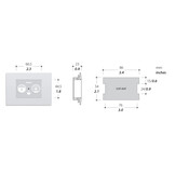 Tecma Multiframe 2 knops bedieningspaneel SFT