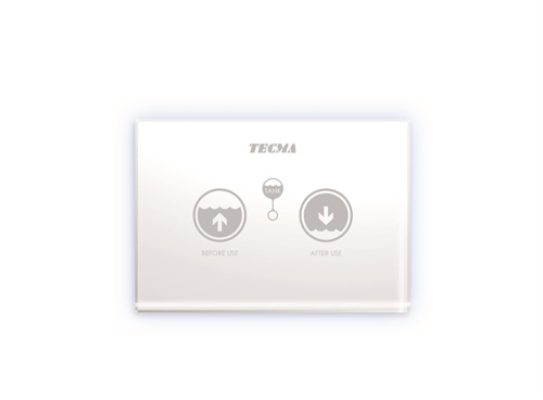 Tecma Touch 2 drukknop bediening wit, SFT - T-PF.P11T2