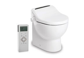 Tecma E-Breeze, Wit, 24V, multifunctioneel bidet, Standaard 2-knops SFT, solenoid