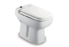 Tecma Polyester (MDF kern) Bril en Deksel (wit) Prestige 50