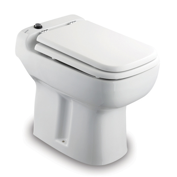 Tecma Polyester (MDF kern) Bril en Deksel (wit) Prestige 50