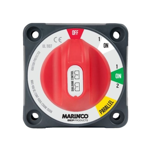 BEP Marine Accuschakelaar dual control opbouw