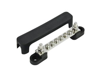 BEP Marine Busbar 6 terminals, 2 studs