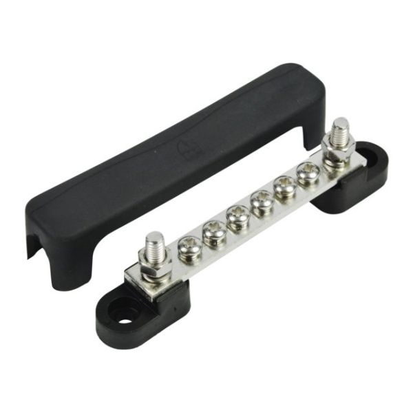 BEP Marine Busbar 6 terminals, 2 studs