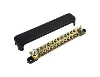 BEP Marine Busbar 24 terminals, 2 studs