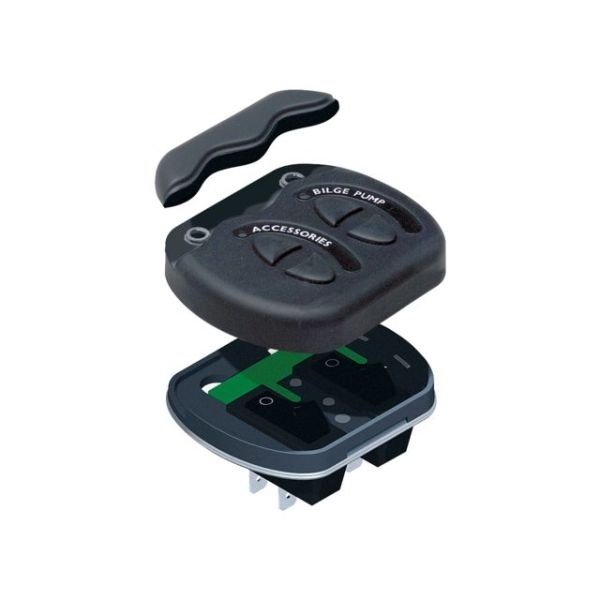 BEP Marine Schakelpaneel Contour II 4 schakelaars