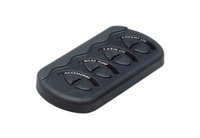 BEP Marine Schakelpaneel Contour II 4 schakelaars, 2 zekeringen