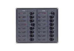 BEP Marine Circuit breaker paneel 12V 16-voudig