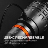 NEBO® Zaklamp Davinci™ 18000 oplaadbaar