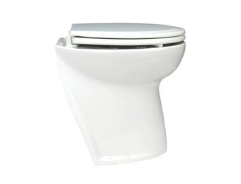 Jabsco Jabsco De Luxe 14" elektr. toilet, schuin met solenoid, soft closing