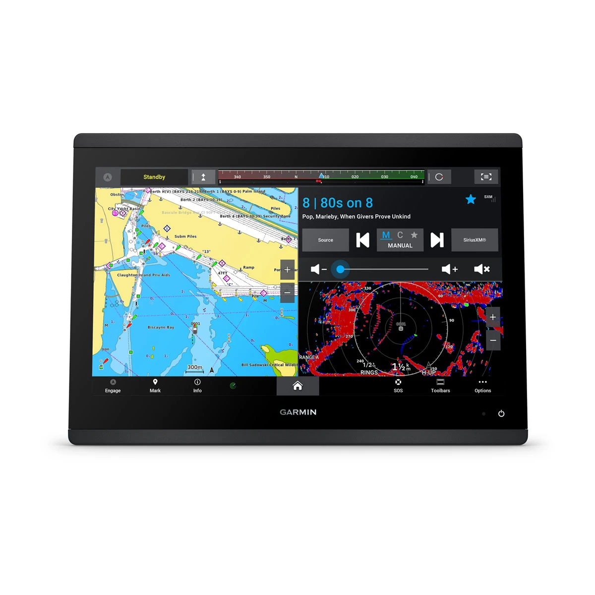 Garmin GPSMAP® 1623 Zonder sonar, met wereldwijde basiskaart, foto 4 van 6