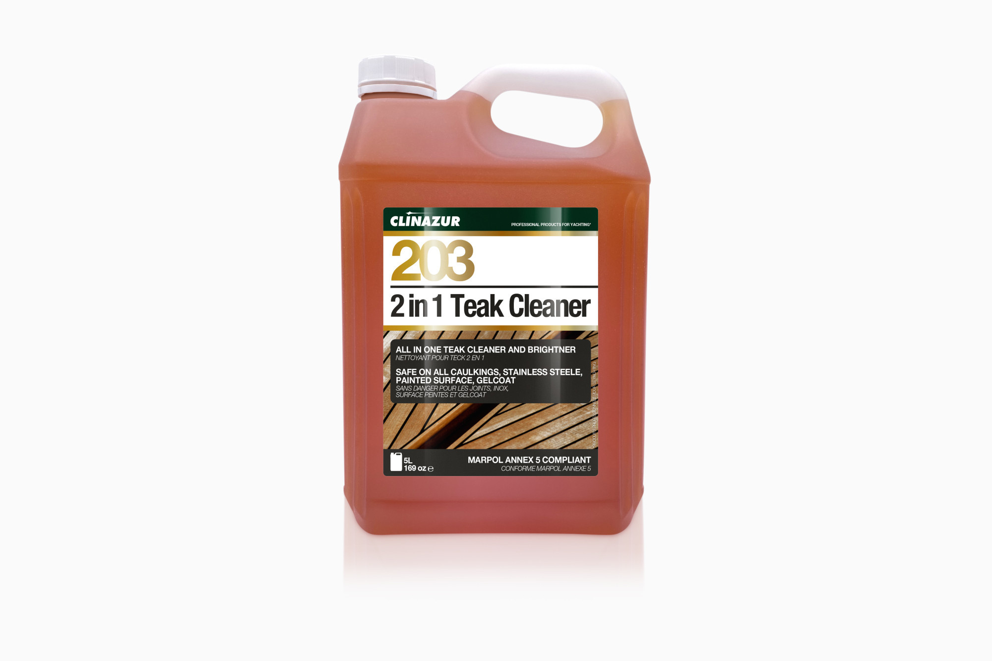 Clinazur 203 2 in 1 Teakreiniger 5L