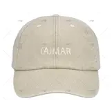  Zandkleurige vintage cap/ pet