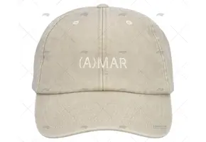 Zandkleurige vintage cap/ pet