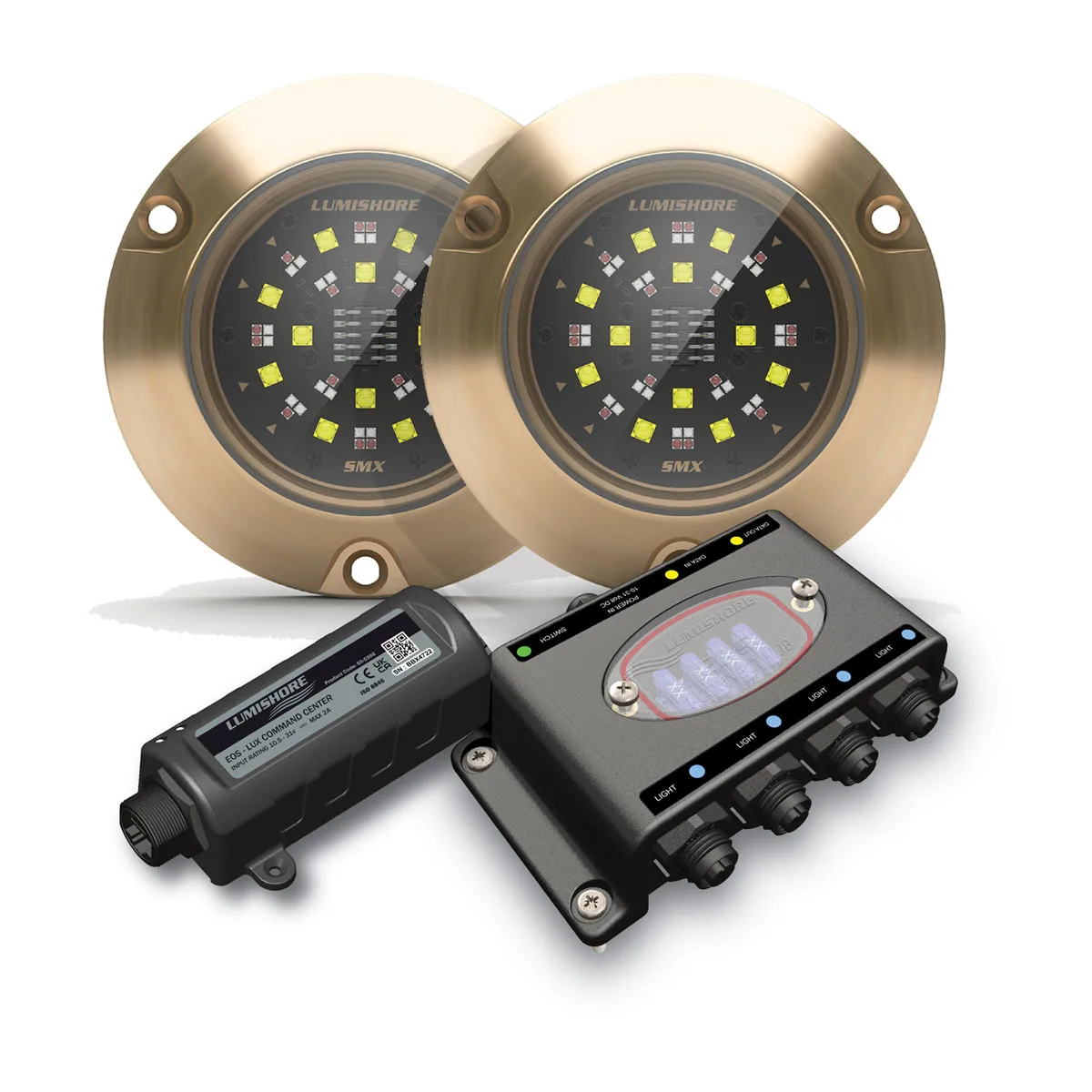 Garmin LUX SMX154 Set, 2 Lights, Hub, LUX Command Center