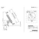 Scanstrut ROKK Edge telefoonhouder met oplader draadloos 15W (12/24V)