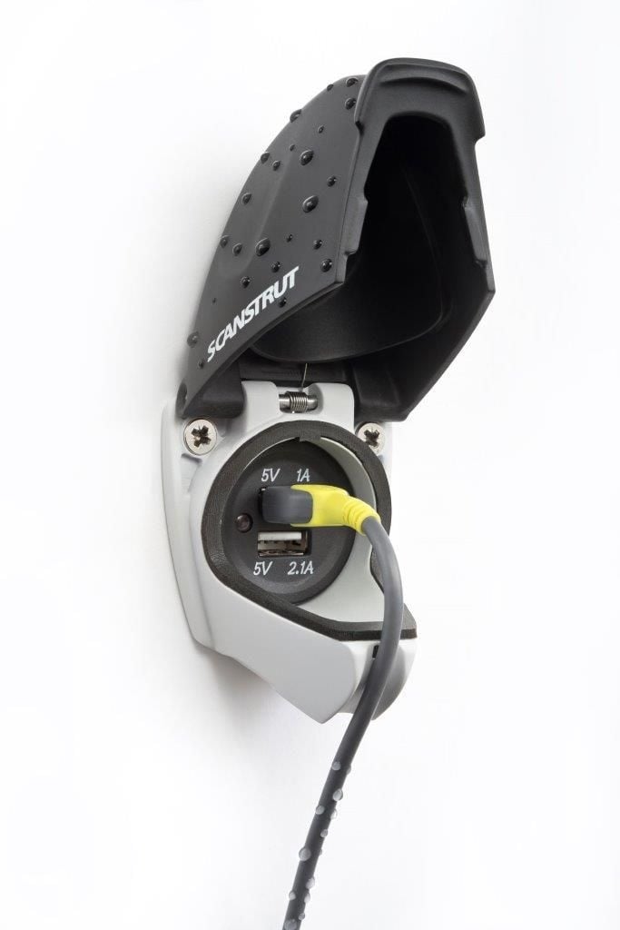 Scanstrut ROKK oplader waterdicht IPX4 2 USB-A aansluitingen 12/24V