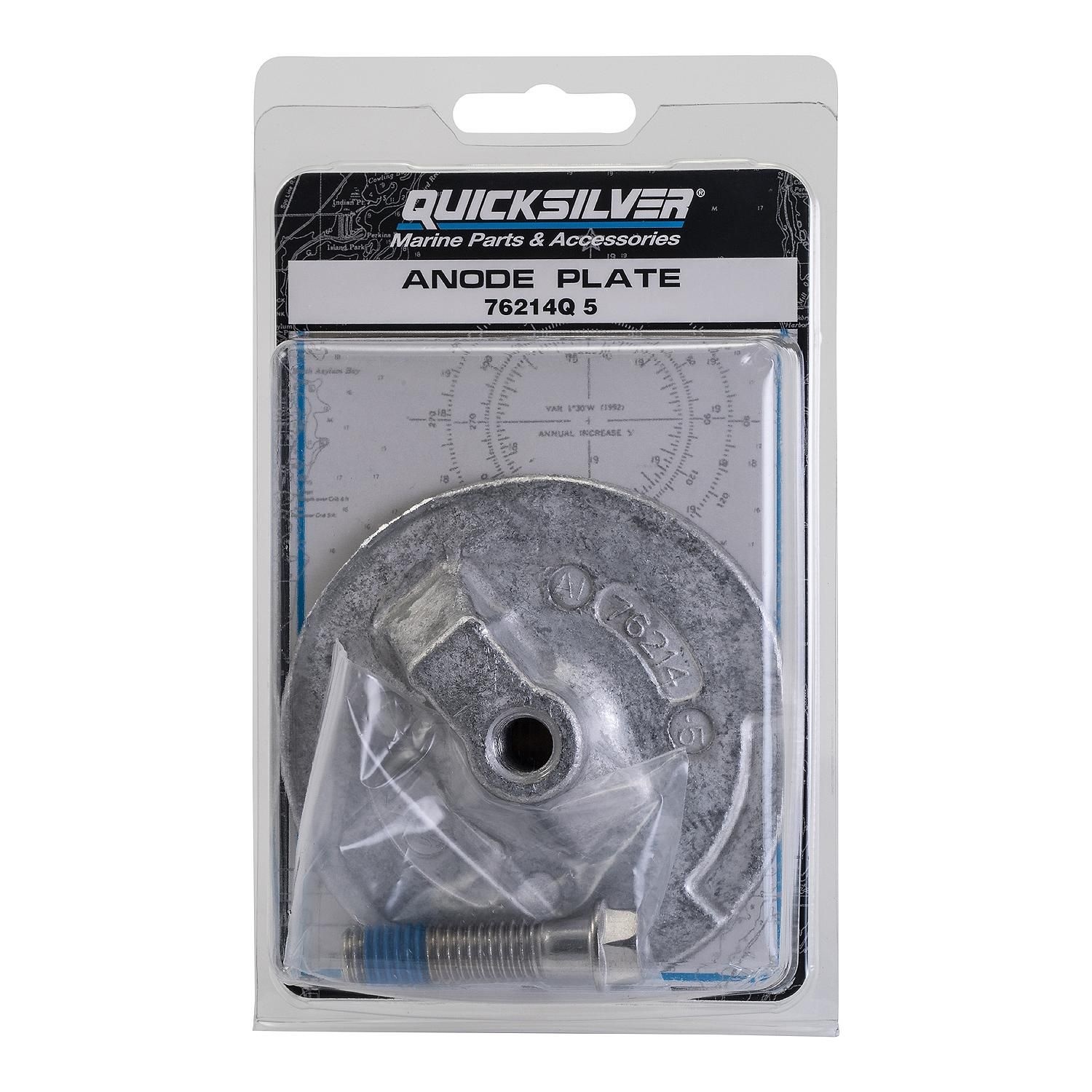 Quicksilver 76214Q5 Anode plaat aluminium voor Mercury Mariner Force en Mercruiser, foto 2 van 2