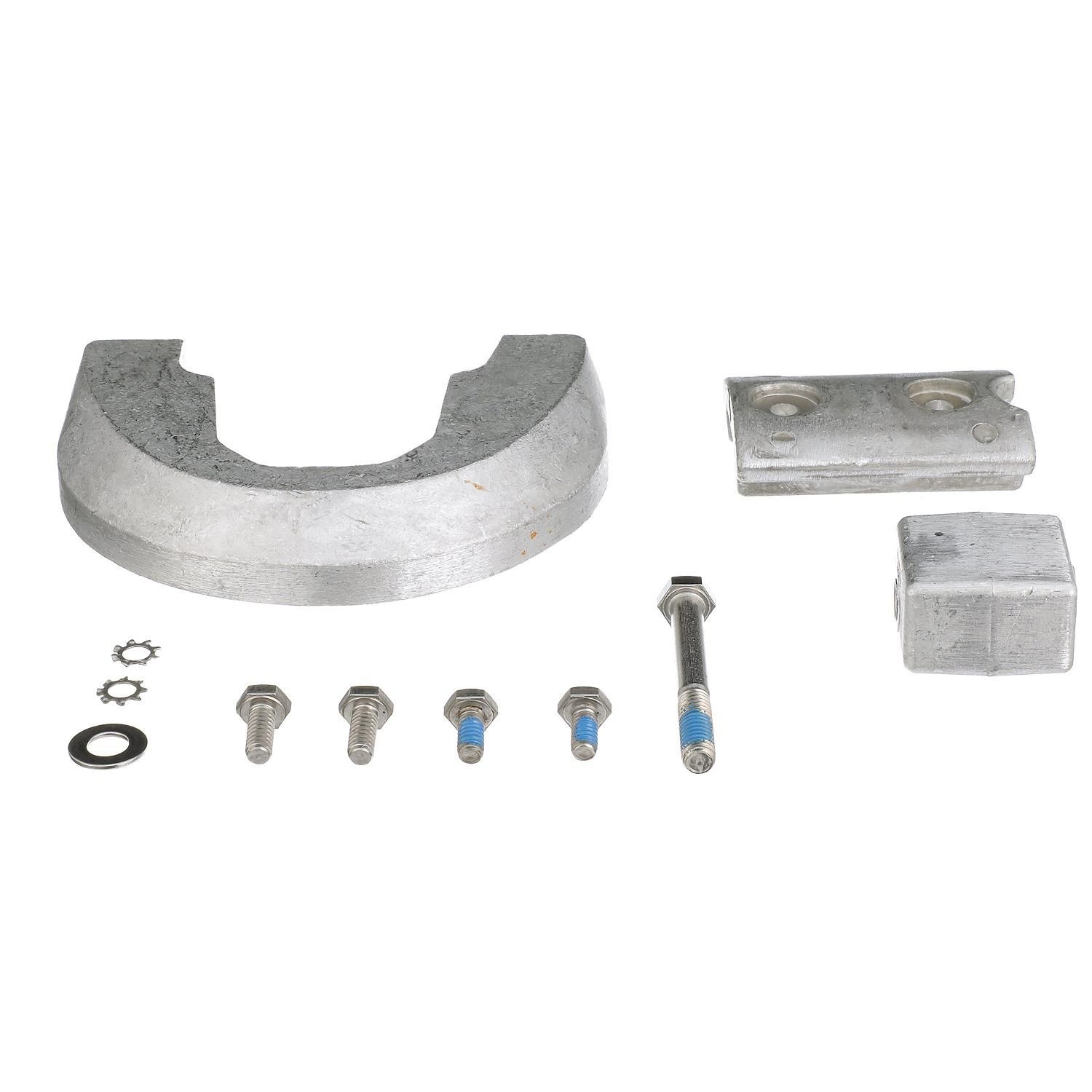 Quicksilver º 8M6008011 Anode kit aluminium voor BRP/OMC Stringer hekdrive, foto 3 van 4