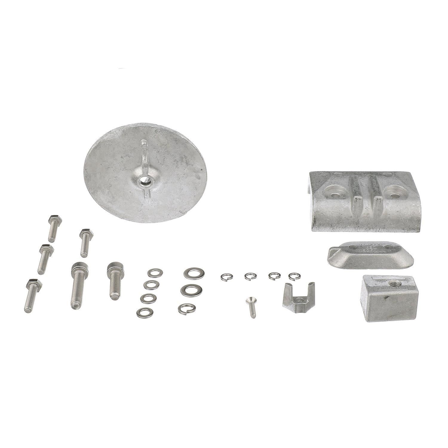 Quicksilver 8M6008009 Anode kit aluminium voor Yamaha 40-50pk, foto 3 van 4