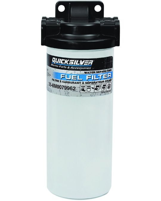 Quicksilver 8M0082291 Waterafscheidend brandstoffilter set hoge capaciteit 10 micron