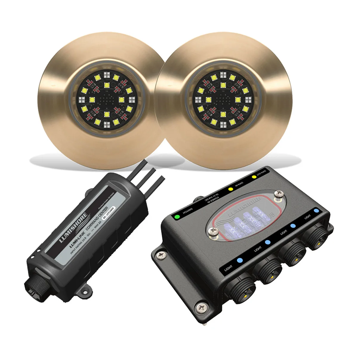 Garmin EOS TIX404 Set, 2 Lights, Hub, LUX Command Center, Display Viewer