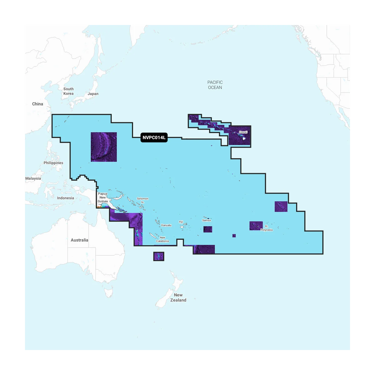 Garmin Eilanden in de Stille Oceaan - Waterkaarten