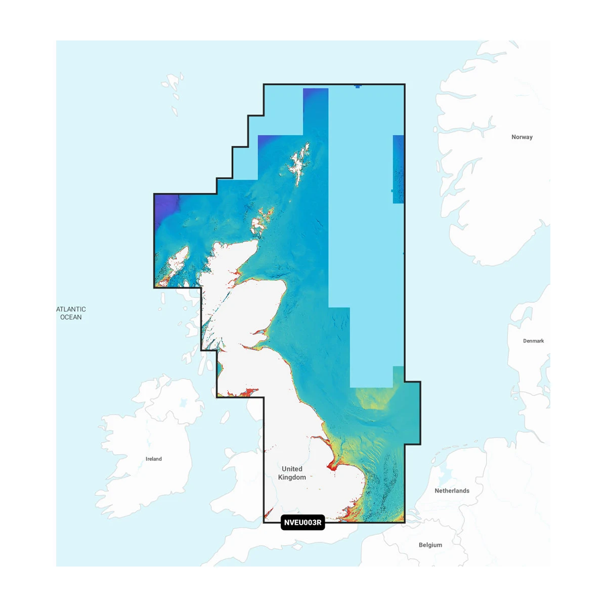 Garmin Groot-Brittannië, noordoostkust - Waterkaarten