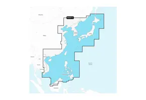 Garmin Chinese Zee en Japan - Waterkaarten