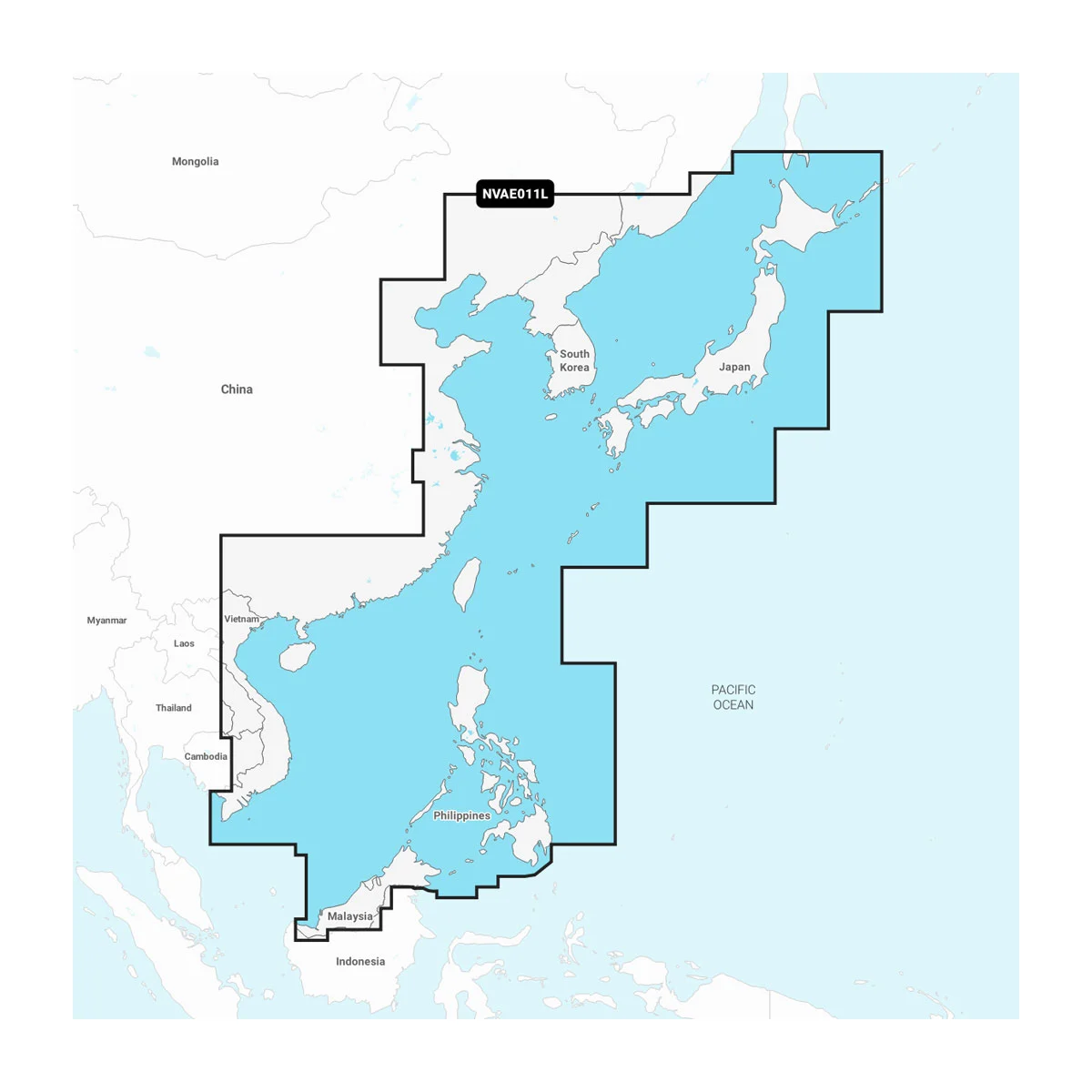 Garmin Chinese Zee en Japan - Waterkaarten