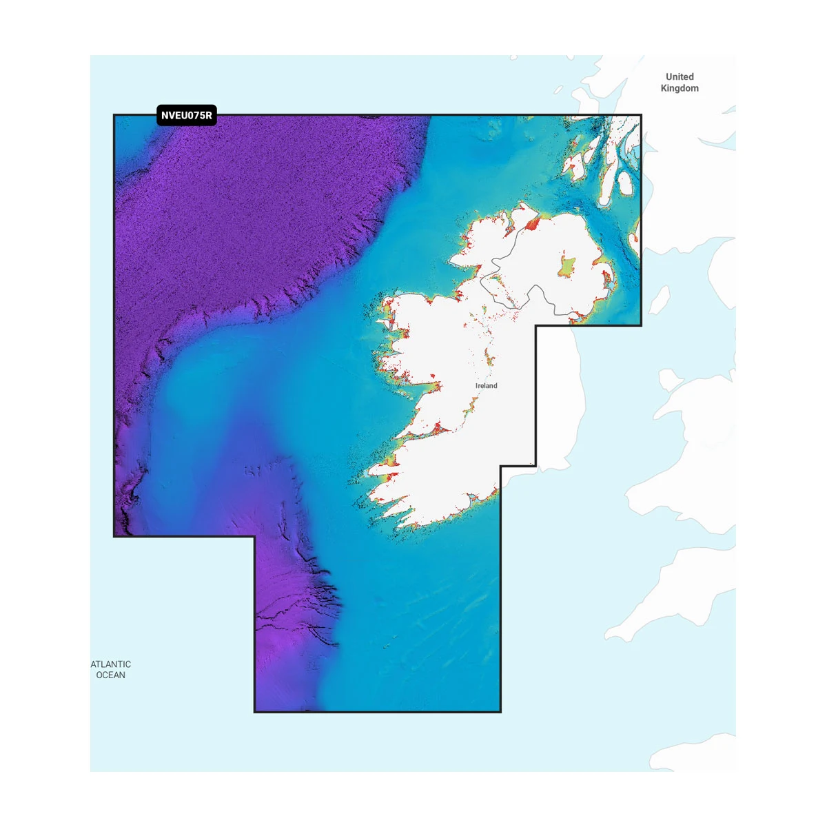 Garmin Ierland, westkust - Waterkaarten