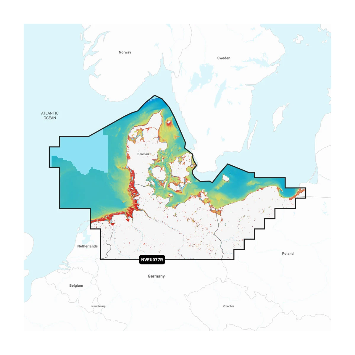 Garmin Denemarken, Duitsland en kust van Polen - Waterkaarten