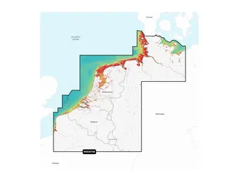 Garmin Benelux en Duitsland, West - Waterkaarten