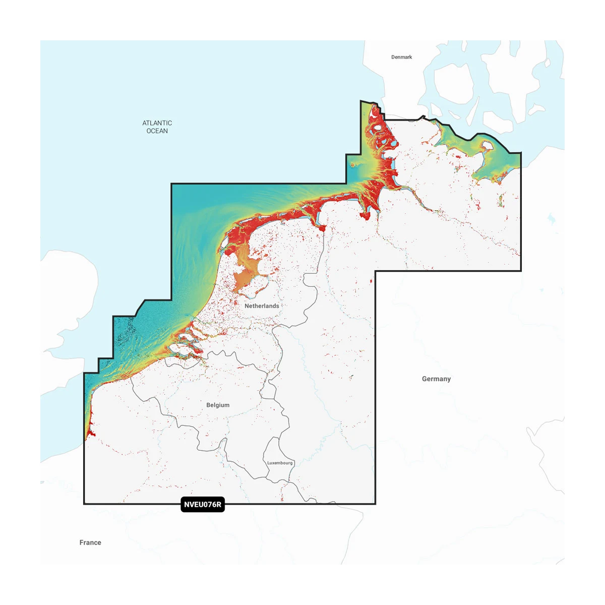 Garmin Benelux en Duitsland, West - Waterkaarten