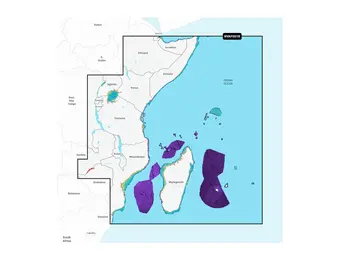 Garmin Afrika, Oost - Waterkaarten