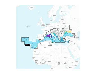 Garmin Middellandse Zee en Zwarte Zee - Waterkaarten