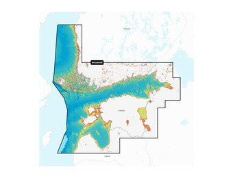 Garmin Golf van Finland en Riga - Waterkaarten