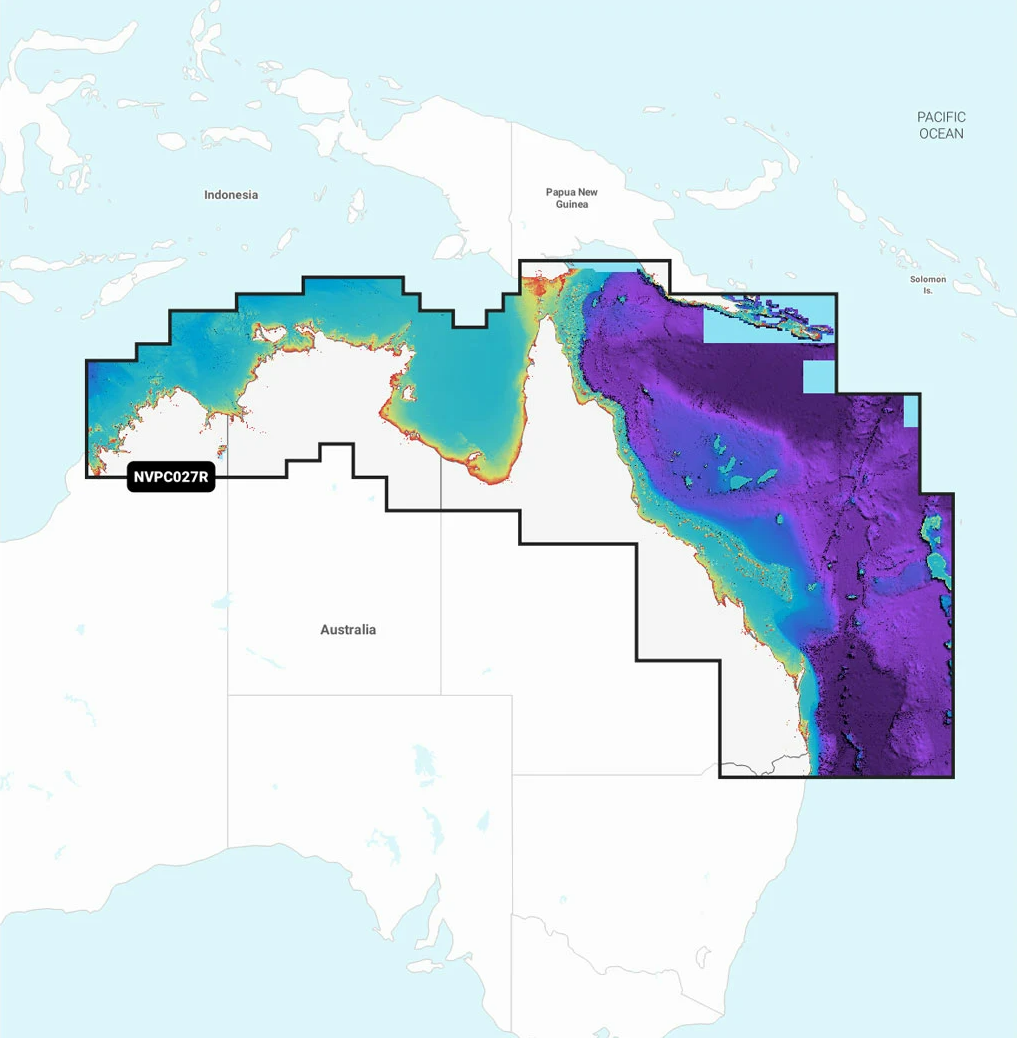 Garmin Australië, Noordoost - binnen- en kustwateren Waterkaarten