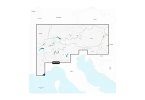 Garmin Bergen, meren en rivieren - Waterkaarten voor binnenwateren