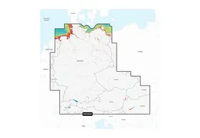 Garmin Duitsland, Meren en rivieren - Waterkaarten voor binnenwateren