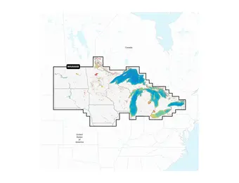 Garmin Noorden VS - Meren, rivieren en kustwaterkaarten