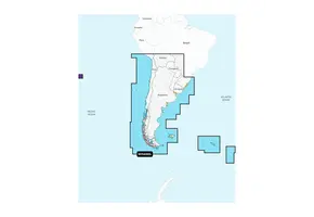 Garmin Chili, Argentinië en Paaseiland - waterkaart