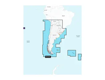 Garmin Chili, Argentinië en Paaseiland - waterkaart