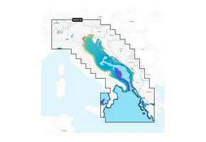 Garmin Italië, Adriatische Zee - Waterkaarten